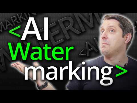 How Watermarks Track AI Generated Content - Computerphile
